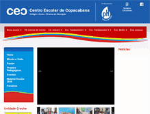 Tablet Screenshot of centroescolardecopacabana.com.br